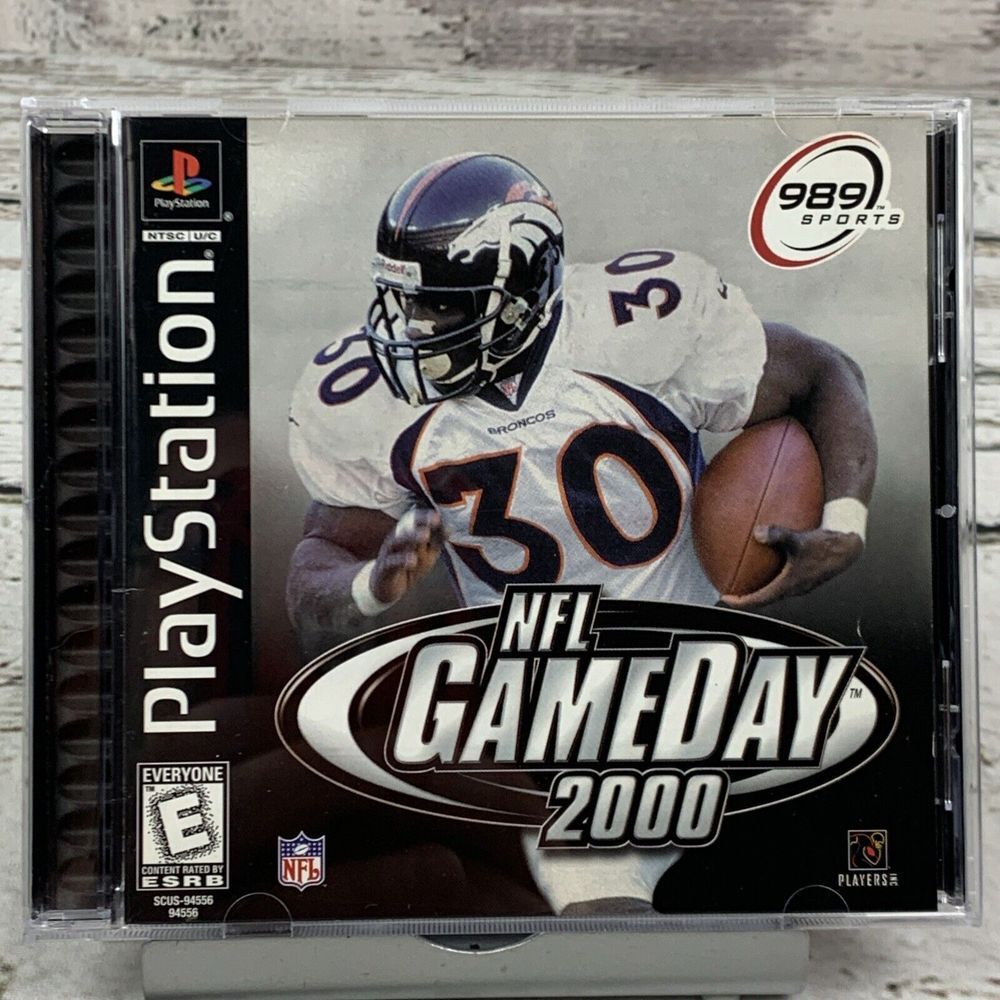 NFL Gameday 2000 [Playstation 1 PS1 1999] Football Game 989 Sports‎ Complete